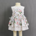 baby floral summer dress white lace